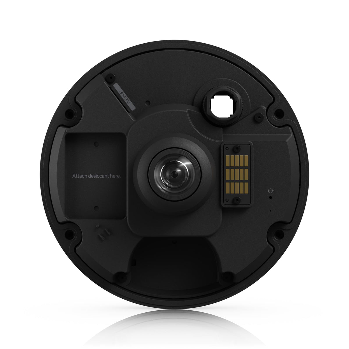 Ubiquiti 12 MP 360° Panoramic IP Camera G6 Pro 360, 1/1.6″ Sensor, 3504 × 3504, 180° Viewing Angle, Digital PTZ Function, Smart IR up to 15 m, 2-Way Audio, PoE+, microSD, IP66, IK10, Black