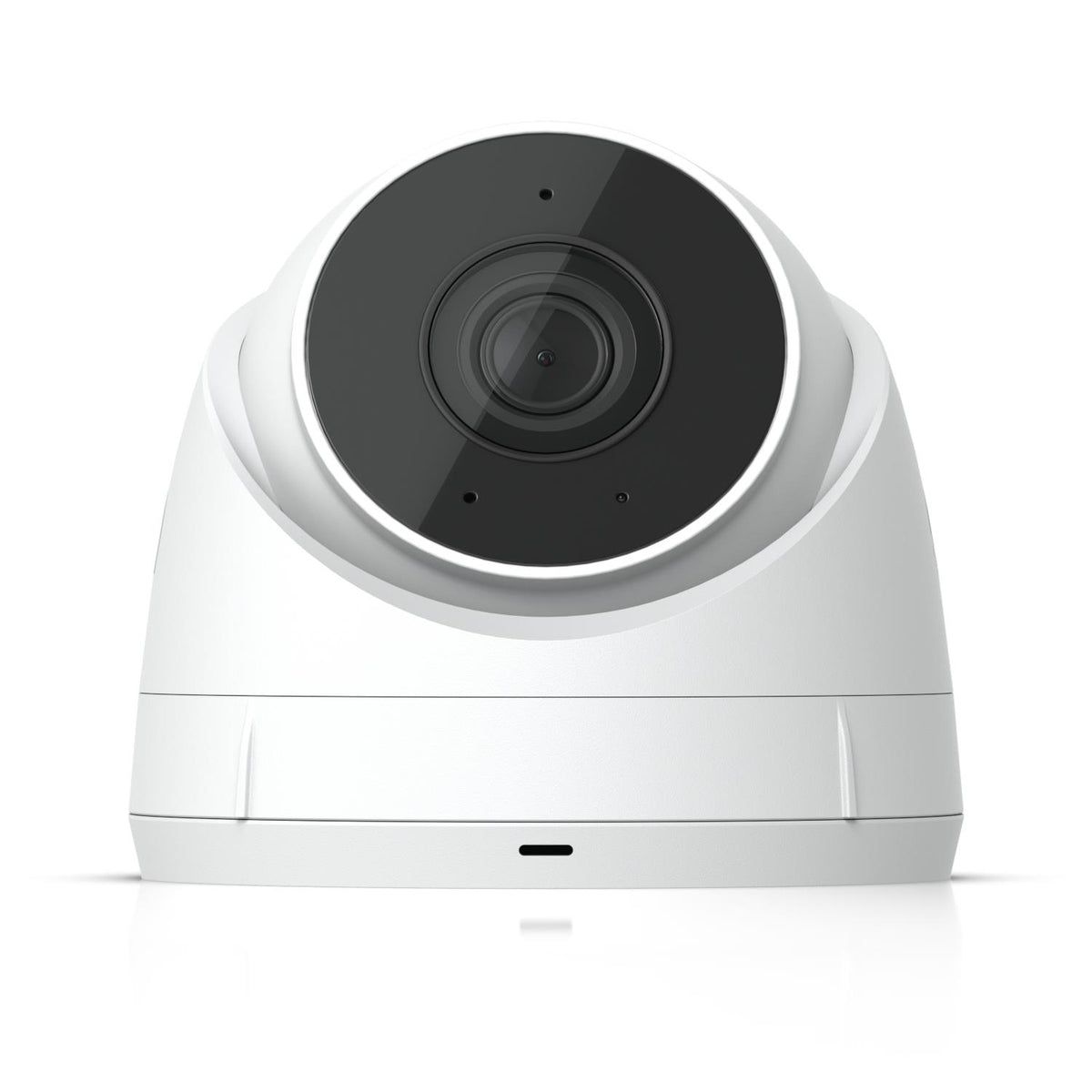 IP-камера Ubiquiti UniFi G5 Turret Ultra 4 Мп, разрешение 2K, ИК-подсветка 30 м, угол обзора 102,4°, PoE, ИИ, микрофоны, IP66, IK04, белая