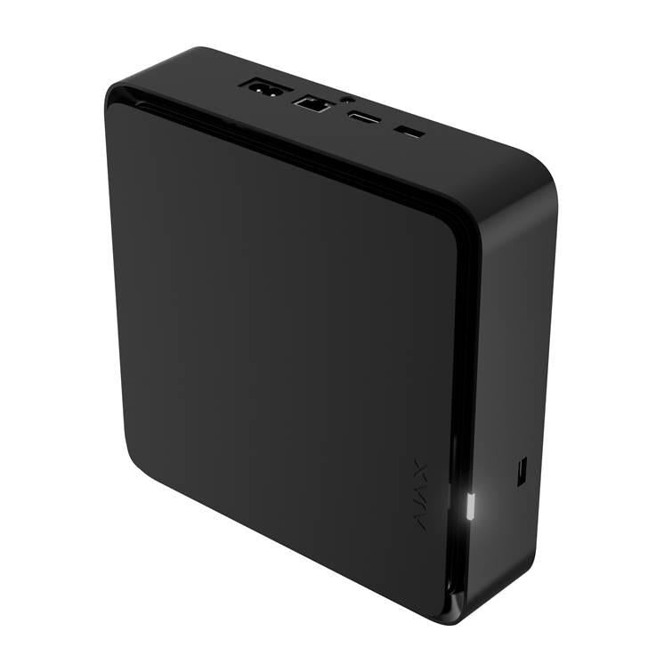 Ajax NVR HAC 16CH Black 134505, 16 kanālu tīkla videoreģistrators, 4K video atbalsts, HDMI izvade, JetSparrow, līdz 16 TB HDD, Ajax un ONVIF/RTSP kamerām, melns