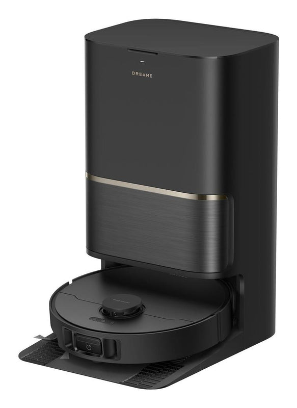 Dreame L50 Ultra AE robotizētais putekļsūcējs, 28 000 Pa, sausā un mitrā uzkopšana, 100 °C mopu mazgāšana, TriCut Brush 3.0, AI navigācija, PowerDock, 5200 mAh, melns
