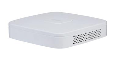 Dahua NVR4104-P-EI, 4 kanālu WizSense tīkla videoreģistrators ar 4 PoE portiem, līdz 16 MP IP kamerām, 1 × SATA līdz 20 TB, SMD Plus, HDMI 4K