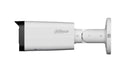 Dahua 8 MP āra bullet IP kamera, 2,7–13,5 mm, 114–32°, Smart Dual Light līdz 60 m, H.265, WDR, SMD Plus, cilvēku un transportlīdzekļu noteikšana, mikrofons, microSD līdz 256 GB, PoE, IP67, balta