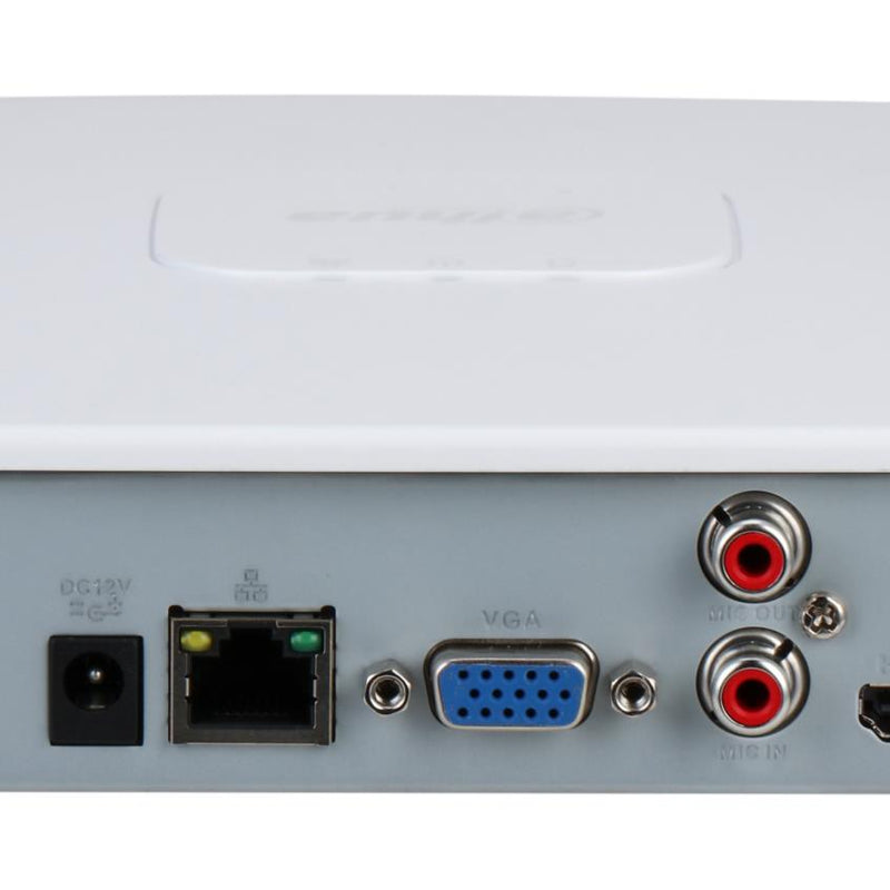 Dahua NVR2104-4KS3, 4 kanālu Lite tīkla videoreģistrators, līdz 12 MP IP kamerām, 1 × SATA līdz 20 TB, 80 Mb/s, SMD Plus, HDMI 4K, Smart H.265+