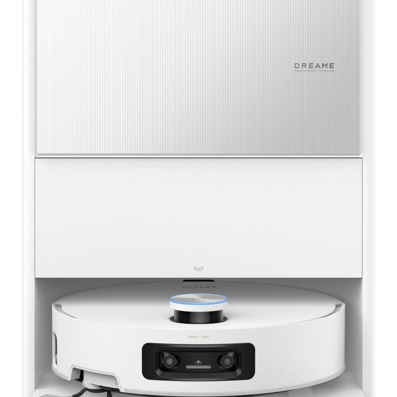 Dreame Aqua10 Ultra Roller robotizētais putekļsūcējs ar sauso un mitro uzkopšanu, 30 000 Pa, AquaRoll™ rullītis, 100 °C mopu mazgāšana, LiDAR navigācija, automātiskā dokstacija, 6400 mAh, balts
