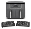 Ninja Dual Zone DZ300EU, 2470 W, 7,6 l karstā gaisa friteris ar 2 neatkarīgām 3,8 l zonām, 6 gatavošanas funkcijām, SYNC un MATCH režīmiem