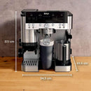Ninja Luxe Café Premier Plus ES655EU, 3-in-1 espresso, filtra un Cold Brew kafijas automāts ar iebūvētu dzirnaviņu, 25 maluma iestatījumiem, Barista Assist, automātisku piena putošanu un integrētiem svariem