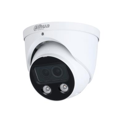 Dahua 4MP WizMind Full-Color dual lens eyeball IP kamera, 2,8mm, IR/LED 50m, WDR, AI, AcuPick, cilvēku skaitīšana, 2 virzienu audio, PoE/ePoE, microSD 256GB, IP67