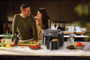 Ninja DualZone XL DZ950EU, 2470 W, 9,5 l karstā gaisa friteris ar 2 neatkarīgām 4,75 l zonām, viedo Smart Cook termometru, 6 gatavošanas programmām, SYNC un MATCH funkcijām