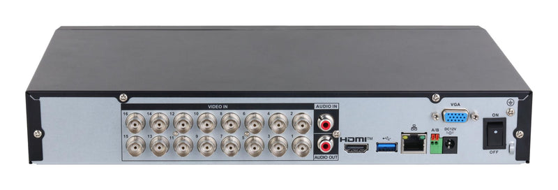 Dahua XVR5116H-4KL-I3/T 16 kanālu 4K Penta-brid WizSense videoreģistrators ar 32 IP kanāliem, AcuPick, seju atpazīšanu, perimetra aizsardzību un SMD Plus