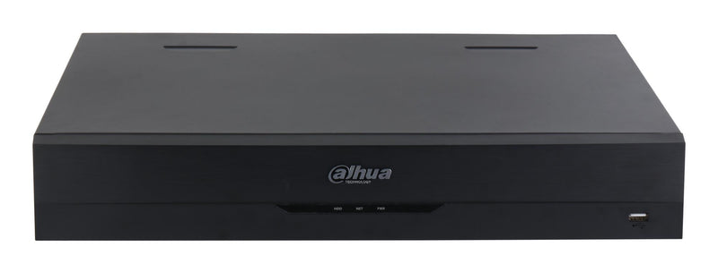 Dahua NVR5432-EI2 32 kanālu tīkla videoreģistrators, WizSense, līdz 32 MP, 8K HDMI, 4 SATA, līdz 104 TB, 448 Mb/s