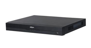 Dahua NVR4208-8P-EI, 8 kanālu WizSense tīkla videoreģistrators ar 8 PoE portiem, līdz 16 MP IP kamerām, 2 × SATA līdz 20 TB, 256 Mb/s, SMD Plus, sejas atpazīšana, perimetra aizsardzība, HDMI 4K