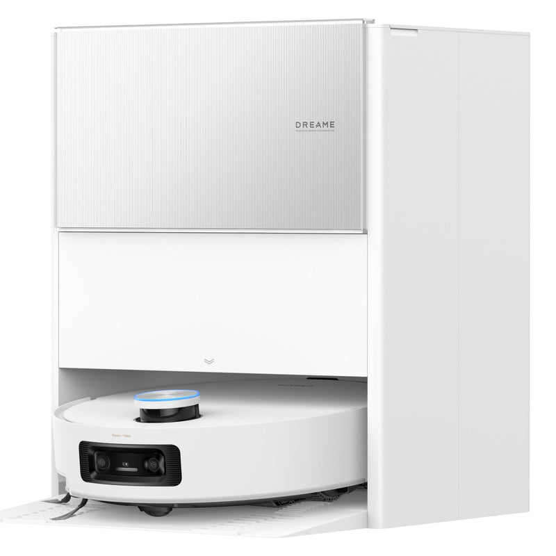 Dreame Aqua10 Ultra Roller robotizētais putekļsūcējs ar sauso un mitro uzkopšanu, 30 000 Pa, AquaRoll™ rullītis, 100 °C mopu mazgāšana, LiDAR navigācija, automātiskā dokstacija, 6400 mAh, balts