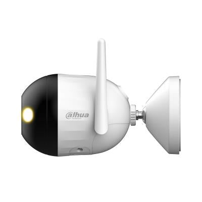 Dahua F2C-LED 2 MP bezvadu āra IP kamera, 2,8 mm, 98° skata leņķis, baltā LED nakts redzamība līdz 30 m, H.265, AI cilvēku noteikšana, mikrofons, microSD līdz 256 GB, IP67