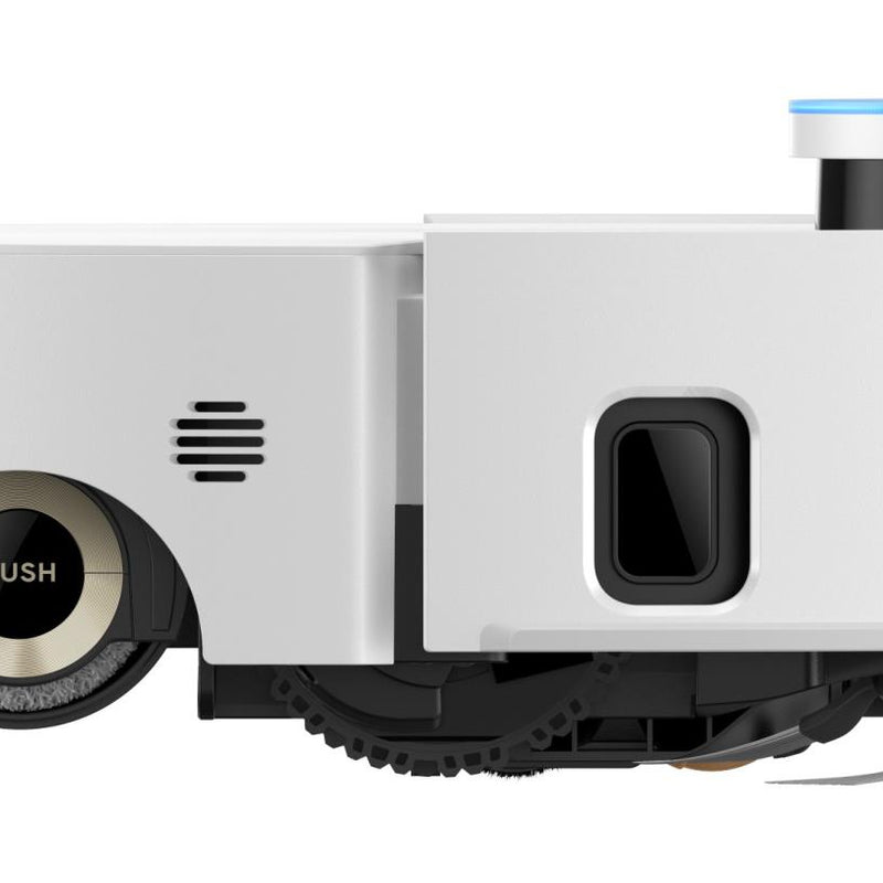 Dreame Aqua10 Ultra Roller robotizētais putekļsūcējs ar sauso un mitro uzkopšanu, 30 000 Pa, AquaRoll™ rullītis, 100 °C mopu mazgāšana, LiDAR navigācija, automātiskā dokstacija, 6400 mAh, balts
