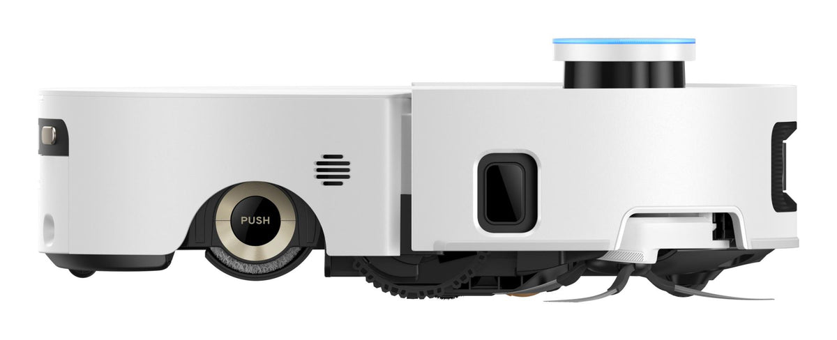 Dreame Aqua10 Ultra Roller robotpuhasti kuiva ja märgpuhastusega, 30 000 Pa, AquaRoll™ rull, mopi pesemine 100 °C juures, LiDAR-navigatsioon, automaatne laadimisjaam, 6400 mAh, valge