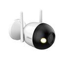 Dahua F2C-LED 2 MP bezvadu āra IP kamera, 2,8 mm, 98° skata leņķis, baltā LED nakts redzamība līdz 30 m, H.265, AI cilvēku noteikšana, mikrofons, microSD līdz 256 GB, IP67