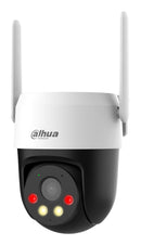 Dahua P3AE-PV-4G 3 MP bezvadu 4G PT kupolveida IP kamera, 4 mm, 73,85°, 345° grozīšana, IR un baltā apgaismojuma nakts redzamība līdz 30 m, AI noteikšana, automātiska izsekošana, microSD līdz 256 GB, IP66