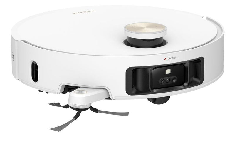 Dreame L50 Pro Ultra robotizētais putekļsūcējs, 19 500 Pa, sausā un mitrā uzkopšana, VersaLift LiDAR, AI šķēršļu noteikšana, automātiskā dokstacija, 6400 mAh, balts — RLL84CE