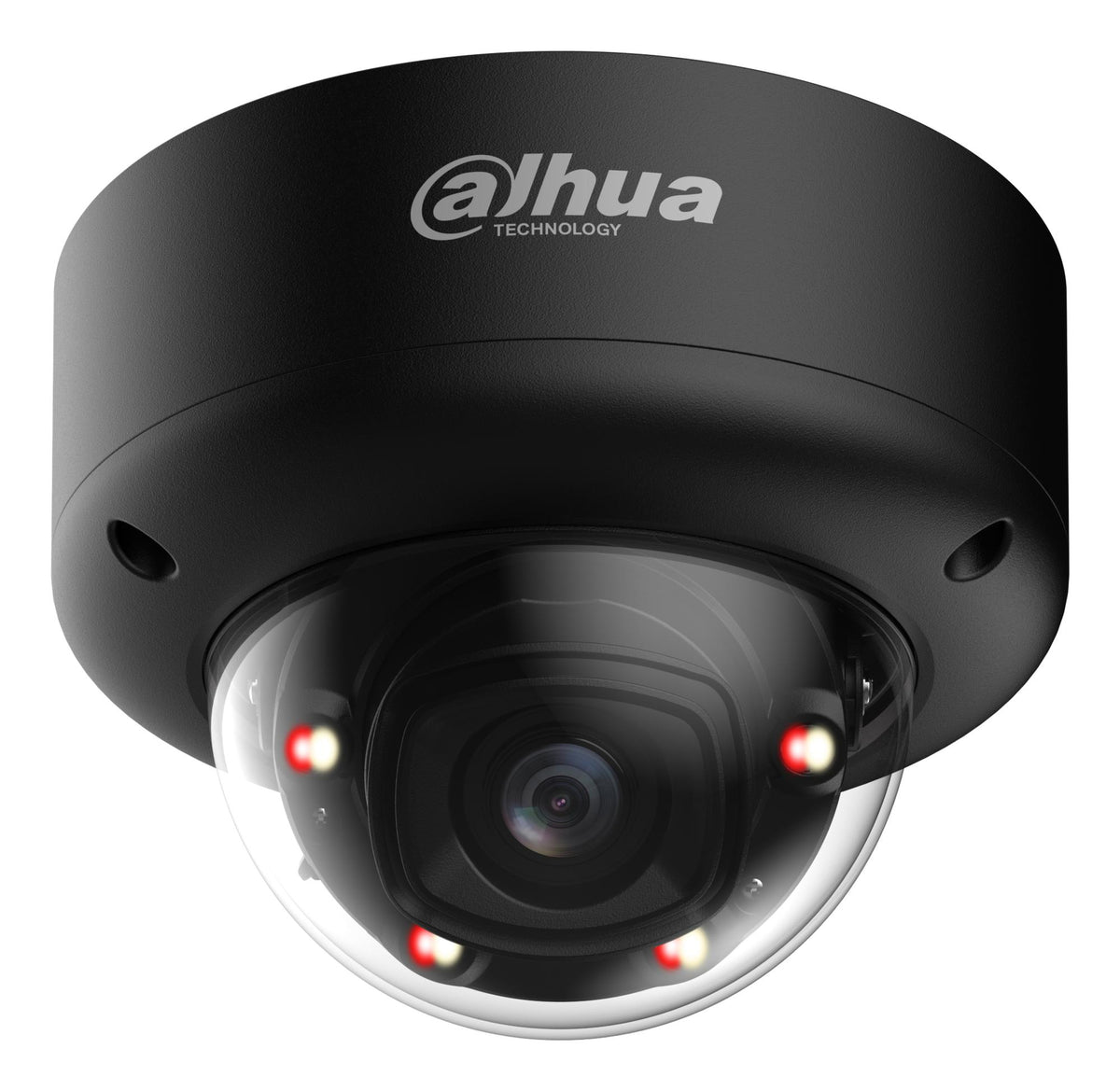 Dahua 5MP WizMind dome IP kamera, 2,7–13,5mm, IR 60m, Smart Dual Light, AI, WDR, PoE, IP67, IK10, melna