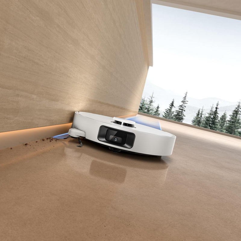 Dreame D20 Pro robotizētais putekļsūcējs, 13 000 Pa, sausā un mitrā uzkopšana, D-ToF LiDAR, SideReach izvelkamā birste, HyperStream DuoBrush, 5200 mAh, 0,7 l, balts, RLD43SA