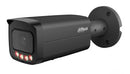 Dahua IPC-HFW5559T-ASE-IL 5 MP āra bullet IP kamera, 2,8 mm, 108,4°, Smart Dual Light, IR apgaismojums līdz 80 m, H.265, WDR, cilvēku skaitīšana, sejas noteikšana, mikrofons, microSD līdz 1 TB, PoE, IP67, IK10, melna