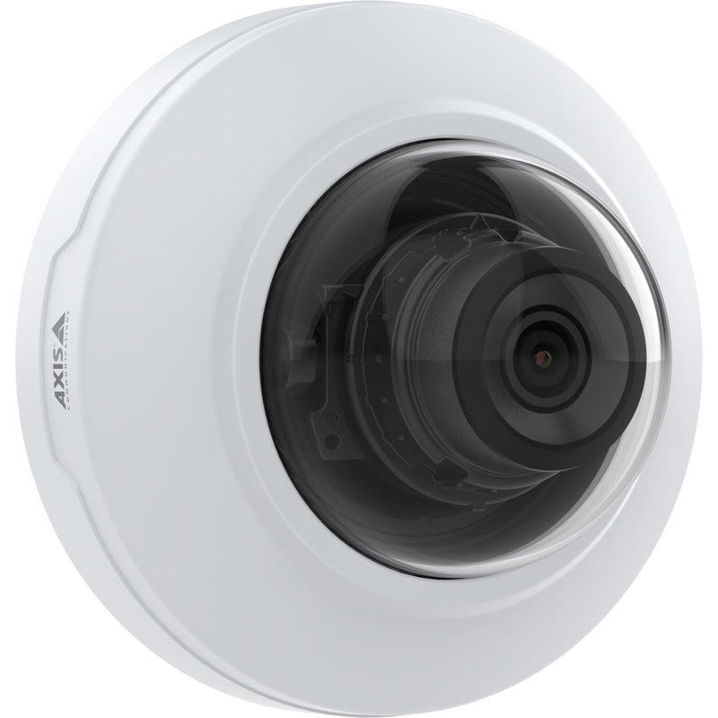 Axis M4218-V 8 MP kupolveida IP kamera, 2,8–8,4 mm, 93–47°, 4K, WDR, digitālā PTZ, 15 kadri/s, microSD, HDMI, PoE, IP42, IK08, balta
