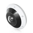 Ubiquiti G6 Pro 360 12 MP panorāmas IP kamera, 180° skata leņķis, digitālā PTZ, viedais IR līdz 15 m, cilvēku, transportlīdzekļu un dzīvnieku noteikšana, divvirzienu audio, microSD, PoE+, IP66, IK10, balta