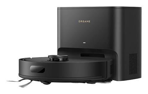 Dreame F20 Plus robotizētais putekļsūcējs, 20 000 Pa, sausā un mitrā uzkopšana, LiDAR, automātiskā putekļu iztukšošana, 4 l maiss, 3200 mAh, melns — RLF41GD-BK.