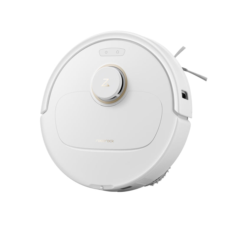 Roborock Qrevo 5AE robotizētais putekļsūcējs, 12 000 Pa, sausā un mitrā uzkopšana, LiDAR, FlexiArm, automātiskā dokstacija, 5200 mAh, balts