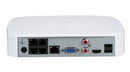 Dahua NVR4104-P-EI, 4 kanālu WizSense tīkla videoreģistrators ar 4 PoE portiem, līdz 16 MP IP kamerām, 1 × SATA līdz 20 TB, SMD Plus, HDMI 4K