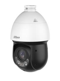 Dahua 4 MP 25× PTZ kupolveida IP kamera, 5–125 mm, 54,1–3,4°, Smart Dual Light, IR un silti baltais apgaismojums līdz 100 m, Starlight, WizSense, SMD 4.0, automātiska izsekošana, microSD līdz 512 GB, PoE+, IP67