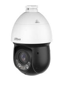 Dahua 4 MP 25× PTZ kupolveida IP kamera, 5–125 mm, 54,1–3,4°, Smart Dual Light, IR un silti baltais apgaismojums līdz 100 m, Starlight, WizSense, SMD 4.0, automātiska izsekošana, microSD līdz 512 GB, PoE+, IP67