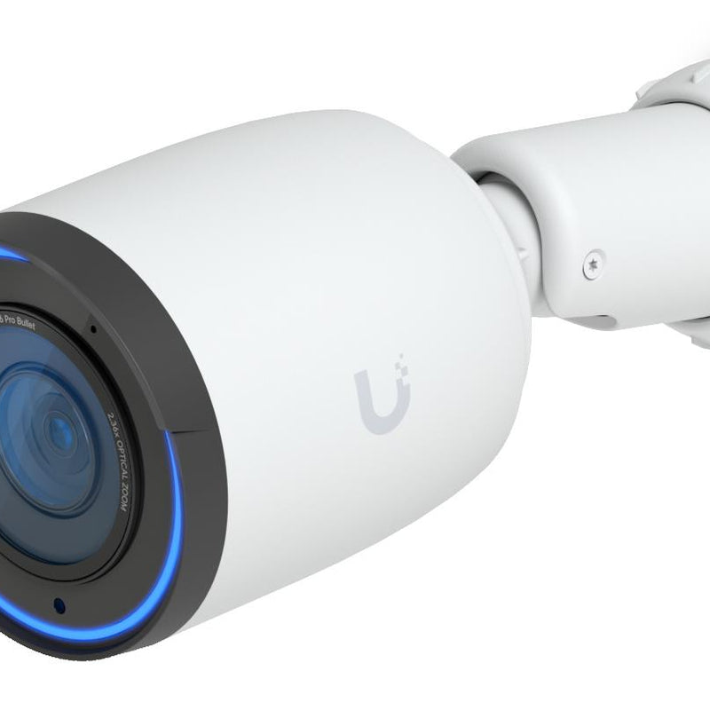 Ubiquiti G6 Pro Bullet 8MP 4K IP kamera, 2,36x optiskā tālummaiņa, IR 40m, PoE+, IP66, balta