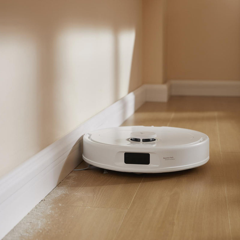 Roborock Qrevo C Pro White QRRCP02-00, robotizēts putekļsūcējs ar sauso un mitro uzkopšanu, 18 500 Pa, LiDAR navigāciju un pašattīrīšanās staciju