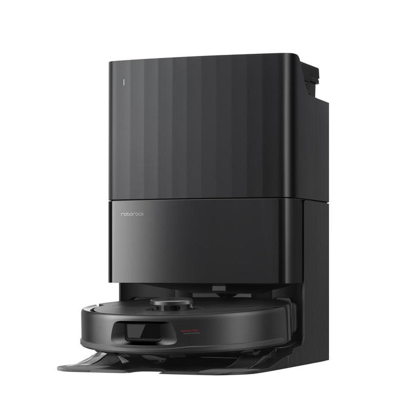 Roborock QR 798 QVRRS52-00, melns, robotizēts putekļsūcējs ar mitro un sauso uzkopšanu, 10 000 Pa, LiDAR navigācija, 5200 mAh, automātiska putekļu iztukšošana un mopu mazgāšana