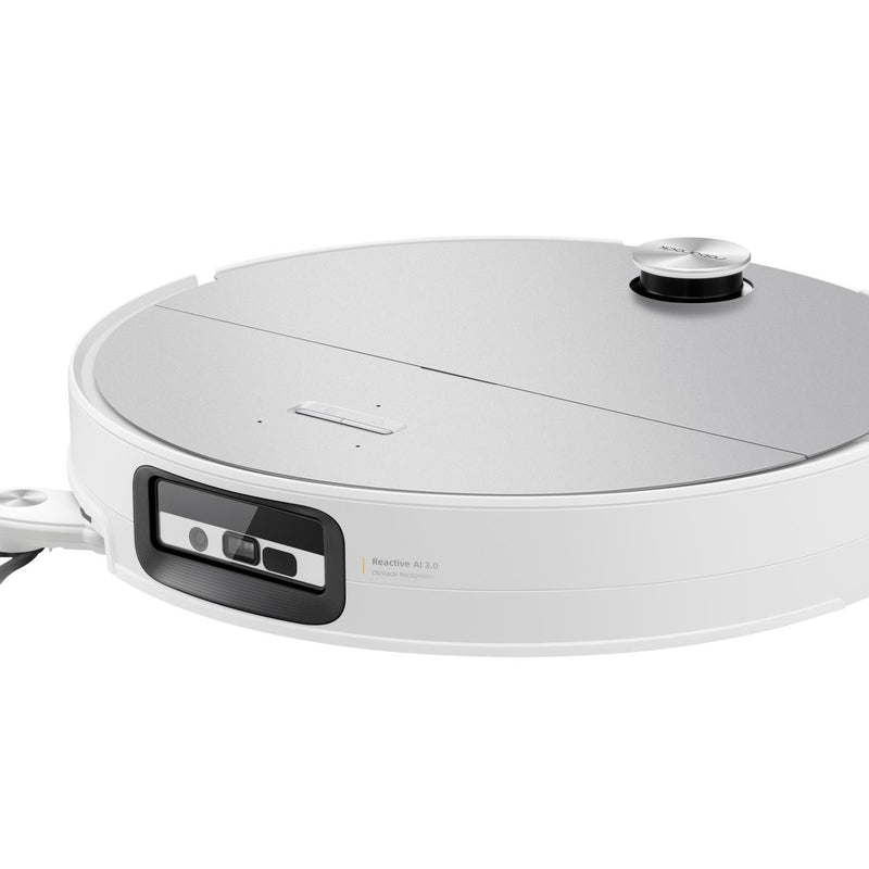 Roborock Saros 20 Sonic robotizētais putekļsūcējs, 36 000 Pa, sausā un mitrā uzkopšana, VibraRise 5.0 Sonic, RetractSense, AI šķēršļu atpazīšana, automātiskā dokstacija, 6400 mAh, balts