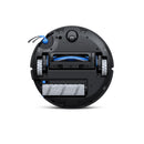 ECOVACS DEEBOT X11 PRO OMNI, melns robotizēts putekļsūcējs ar mitro un sauso uzkopšanu, 19 500 Pa, OZMO ROLLER 2.0, dToF LiDAR, AIVI 3D, 6400 mAh un automātisku mopu mazgāšanu