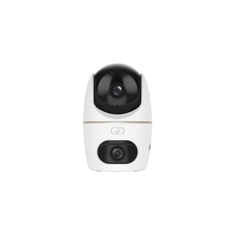 Dahua H3D-3F 3 MP iekštelpu Wi-Fi IP kamera ar 2 objektīviem, grozāma un noliekama, 3,6 mm, 79°/43°/94°, IR nakts redzamība līdz 30 m, H.265, Wi-Fi 6, Bluetooth, microSD līdz 256 GB