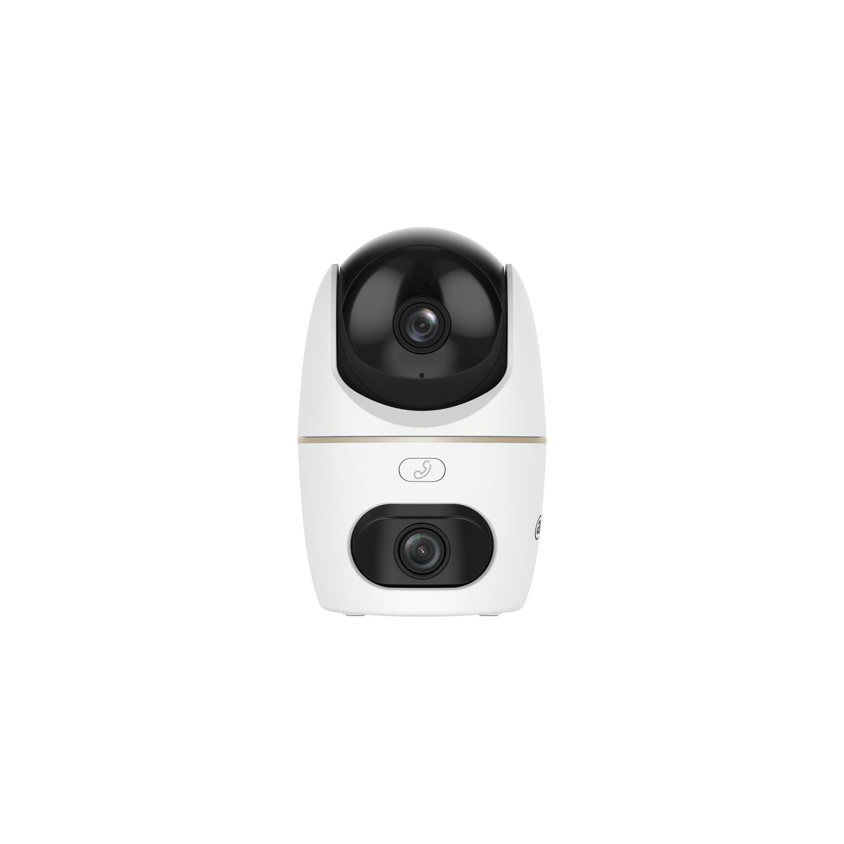 Dahua H3D-3F — 3-мегапиксельная внутренняя Wi-Fi IP-камера с двумя объективами, поворотная и наклоняемая, 3,6 мм, углы обзора 79°/43°/94°, ИК-ночное видение до 30 м, H.265, Wi-Fi 6, Bluetooth, microSD до 256 ГБ
