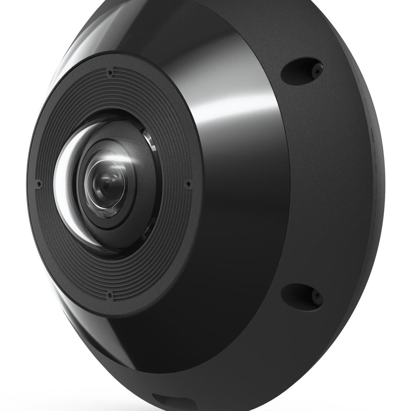 Ubiquiti 12 MP 360° panorāmas IP kamera G6 Pro 360, 1/1,6″ sensors, 3504 × 3504, 180° skata leņķis, digitāla PTZ funkcija, Smart IR līdz 15 m, 2 virzienu audio, PoE+, microSD, IP66, IK10, melna