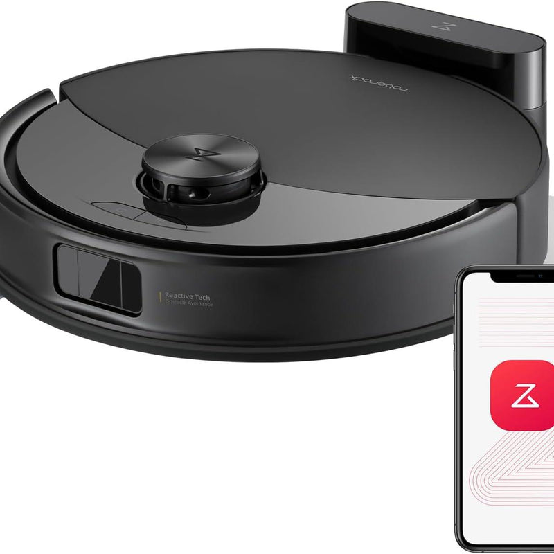 Roborock Q10 VF robotizētais putekļsūcējs ar sauso un mitro uzkopšanu, 10 000 Pa HyperForce sūkšanas jaudu, VibraRise 2.0 vibrējošo mopu, PreciSense LiDAR navigāciju, šķēršļu noteikšanu, 5200 mAh, melns — Q10VF52-00. EAN: 6936905901620.