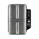 Ninja Double Stack XL SL400EU, 9,5 l karstā gaisa friteris, 2470 W, 2 vertikālas atvilktnes, 6 gatavošanas funkcijas, SYNC un MATCH, pelēks