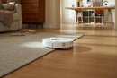 Roborock Qrevo C Pro White QRRCP02-00, robotizēts putekļsūcējs ar sauso un mitro uzkopšanu, 18 500 Pa, LiDAR navigāciju un pašattīrīšanās staciju