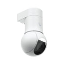 Ubiquiti G5-PTZ 4 MP PTZ IP kamera, 3,42–6,85 mm, 99,7°, 121°, IR nakts redzamība līdz 20 m, 2688 × 1512 px, 4 MP, mikrofons, PoE, IP66, IK04, balta