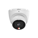Dahua 6 MP Eyeball IP kamera, 2,8 mm, 110°, Smart Dual Light, IR un silti balta gaisma līdz 30 m, WDR, cilvēku noteikšana, iebūvēts mikrofons, H.265+, PoE, IP67, balta