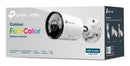 TP-Link VIGI InSight S345 4MP Full-Color bullet IP kamera, 2,8mm, IR/LED 30m, WDR, AI, aktīvā aizsardzība, 2 virzienu audio, PoE, microSD, IP67