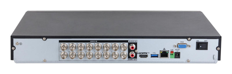 Dahua XVR5216AN-4KL-I3/T 16 kanālu 4K Penta-brid WizSense videoreģistrators ar 32 IP kanāliem, 2 HDD nodalījumiem, AcuPick, seju atpazīšanu un SMD Plus