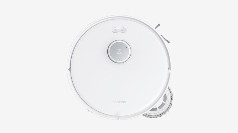 Roborock Qrevo Edge robotizētais putekļsūcējs, 18 500 Pa, sausā un mitrā uzkopšana, LiDAR navigācija, FlexiArm, DuoDivide Anti-Tangle, automātiskā dokstacija, 6400 mAh, balts
