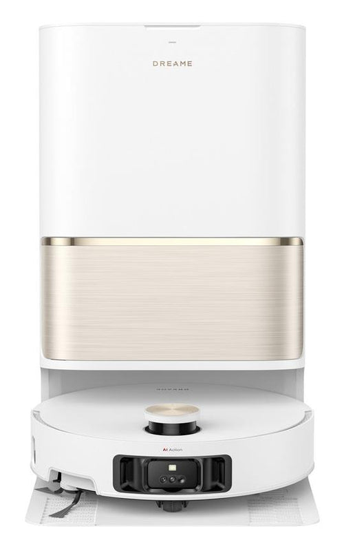 Dreame L50 Pro Ultra robotizētais putekļsūcējs, 19 500 Pa, sausā un mitrā uzkopšana, VersaLift LiDAR, AI šķēršļu noteikšana, automātiskā dokstacija, 6400 mAh, balts — RLL84CE