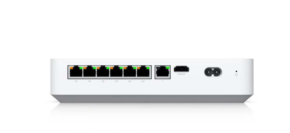 Ubiquiti UniFi UNVR-Instant-Kit tīkla videoreģistratora komplekts ar 4 G5 Turret Ultra kamerām un 1 TB HDD, 6 PoE pieslēgvietas, 4 MP, 2K, IP66